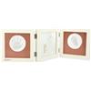 Kaloo - Rêves De Douceur - Cornice Portafoto e Impronte Neonato - Kit Impronte in Argilla - Facile da Usare e Non Sporca - Regalo per la Nascita - Beige, K220001