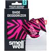 SmellWell Active Schuhdeo - Scarpiera - Deodorante per scarpe antiodore antibatterico - Carbone attivo di bambù assorbe odori e umidità per scarpe e borse, nero 1 paio