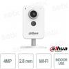 Dahua IPC-K1430K-STW - Telecamera Ip Dahua Sorveglianza Interno Wi-Fi 4MP Portatile ottica 2.8mm