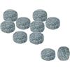 PATIKIL 9mm Dia Punta Stecca Biliardo, 10pz Punte per Stecche Biliardo, Punte Ricambio per Stecche Biliardo, Punte per Stecche Biliardo, Grigio