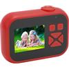 Lazmin112 Telecamera Compatta, Fotocamera Digitale Resistente all'acqua da 24 MP Autofocus HD con Schermo da 2,0 Pollici per Regali di Compleanno (rosso)