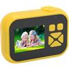 Lazmin112 Telecamera Compatta, Fotocamera Digitale Resistente all'acqua da 24 MP Autofocus HD con Schermo da 2,0 Pollici per Regali di Compleanno (YELLOW)