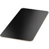 AUPROTEC 18mm Piano del Tavolo nero 1500 mm x 800 mm con raggio dell'angolo 100mm Pannello Multistrato rivestito melamminico di 40cm-200cm Legno Compensato di Betulla: rettangolare 150x80 cm