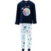 Disney Elsa e Anna Pigiama per Ragazze, T-Shirt e Pantaloni Lunghi Set da 2 Pezzi per Ragazza, Pigiama in Morbido Pile Blu Design Frozen Arendelle, Regalo Pigiama per Bambina | 4 Anni - Blu