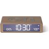 Lexon Flip Classic sveglia Mattina Luminosa reversibile con Faces on Off e Funzione Snooze, Display LCD e Luce Touch, Ricaricabile da USB-C - Oro