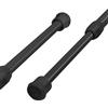 HOTUT 2 Pezzi Bastone per Tenda Estensibile, Bastone per Tenda da Doccia per Bagno 30-50cm, Metallo, Fissaggio Senza Trapano né Viti, Astine a Pressione, Utilizzato Come Asta per Tende/Diy Ripiano
