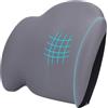 JSCARLIFE Cuscino di supporto lombare aggiornato, in memory foam ergonomico e migliora la postura mentre si è seduti, per supporto alla schiena e sollievo dal dolore, cuscino per sedia da ufficio,
