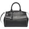 Armani Exchange Jane, Sustainable, Zip Closure, Front Logo, Tela Tote Medium Donna, Black/Journal, Taglia Unica