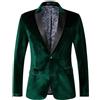 LDZYXY Carnevale Giacca Blazer Uomo Con Paillettes Blazer Da Uomo, Slim Fit, Per Feste In Costume, Cena, Lusso Ballo, Smoking Blazer Completo Gessato Blazer Uomo Casual Cotone Blazer Uomo Slim Fit Lana Verde