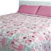 Home Tresor Trapuntino Copriletto, Quilt Letto Primaverile-Estivo, Trapunta Anallergica Autunnale Mezza Stagione 100 gr/mq Antiacaro e Traspirante (Dis. 6, Matrimoniale)
