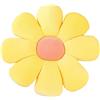 YILANLAN Cuscino di fiori Tappetino in peluche Sedia da ufficio tatami flower mat Cuscino decorativo (35 cm, Yellow)