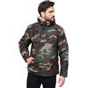 Brandit Sherpa Windbreaker, Uomo, Woodland, 4XL