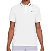 Nike M NKCT DF VCTRY Polo PQ, White/Black, M Uomo