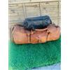 Fatto a mano Borsone vintage in vera pelle 31" viaggio palestra weekend speciale offerta C...
