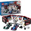 LEGO S.P.A Lego City 60444 Garage con Monoposto Mercedes-AMG e Alpine F1