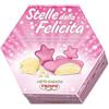 CRISPO Confetti Stelline di Cioccolato Bianco incartate singolarmente 500g - Lieto Evento Stelle della Felicità (Rosa)