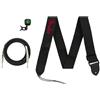 Fender Kit Principianti Accessori Chitarra: Accordatore, Cavo e Tracolla | Include accordatore, cavo e tracolla, adatto a chitarre elettriche, acustiche e bassi, ideale per principianti