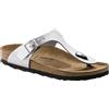 BIRKENSTOCK GIZEH SILVER ciabatta - donna