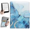 HoYiXi Universale Custodia per 6.8 pollice,7 pollice eReader Compatibilità Kindle Paperwhite/Kobo Clara HD/Kobo Clara 2E/PocketBook/Tolino/Sony 6"-6.8" E-Book Reader Cover Case,Dali Blue