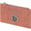 Disney Oceania Coral-Portacarte Slim, Rosso, 14 x 8 cm