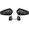 FENRIR (Nessuna Omologati)Specchietti Retrovisore Manubrio Moto End Bar Specchi CNC Lega di alluminio forgiata Antiriflesso Antivibrazione Lenti Con Curvatura Strada Sportiva Turismo Scooter 801-0374