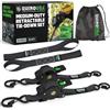 Rhino USA Cinghie a Cricchetto Retrattili (2 Pezzi) 2,5cm x 3m - 540kg