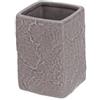 DEGHI Portaspazzolino in ceramica grigio - Petra