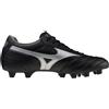 MIZUNO SCARPE MORELIA CLUB MD - BLACK/GALAXY SILVER [060223]