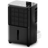 Erikssøn Deumidificatore con display LED, timer e blocco bambini | Rimuove 16 litri di umidità ogni 24 ore | Per stanze di circa 70 m² (140 m³) | risparmio energetico con sensore di umidità