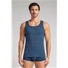 Intimissimi Canotta A Costine In Cotone Superior Blu