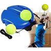 LEEWENYAN Allenatore di Tennis, Portatile Set di Allenatori di Tennis Base con 2 Palle di Rimbalzo Assolo Autodidatta Strumento di Allenamento per Solitari Adulto Bambini Giocatore Principiante
