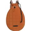 FLCPJGV Zaino da Tennis, Borsa a Tracolla da Tennis con Tracolla Regolabile per Uomo E Donna, Custodia per Racchetta da Tennis, Custodia, Borsa per Racchette, Marrone