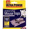 The Big Cheese Ultra Power - Trappole per Mouse in Metallo, Confezione Doppia (Acciaio zincato Riutilizzabile)