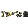 DEWALT Kit Brushless Tassellatore SDS Plus DCH273 + Trapano DCD79 + Smerigliatrice DCG405 (DCK353P4T) DeWalt