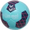 hummel, hmlCLASSIC - Pallone da pallamano per bambini, azzurro/blu navy/rosso, 1