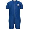 hummel hmlBODY Disegnato, Costume da Bagno One Piece Unisex-Bambini e Ragazzi, PEONIA Blu Marino, 104