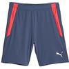 PUMA Teamliga Training Shorts 2 (Tasche Aperte), Pantaloncini Lavorati a Maglia Uomo, Orchidea a Fuoco Blu Inchiostro
