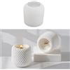 HNLMZ Stampi in Silicone GießFormen, Stampo per Vaso in Silicone per Cemento, Stampo in Silicone per Candeliere, Forma in Resina Gießform, Stampi in Silicone per Cemento Gesso DIY Candele