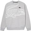 Lacoste Sh8248 Felpa, Silver Chine, XXL Uomo