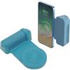 Bewinner Staffa per Impugnatura Magnetica per Fotocamera, Impugnatura per Telefono con Supporto di Ricarica Wireless Bluetooth, Supporto per Foto con Impugnatura per Smartphone per Riprese (Blu)