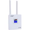 Plyisty Router Wi-Fi 4G, Hotspot Wi-Fi Router Wireless 4G LTE CPE Sbloccato da 150 Mbps, con Slot per Sim Card Porta Wan/Lan Antenna Esterna(EU)