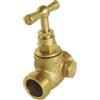 SOMATHERM FOR YOU SOMATHERM PER VOI - Rubinetto vite doppia spurgo Maschile MM15 / 21 - gambo testa - grezza in ottone