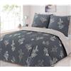 VISION Helena fiori - 100% cotone - Set Copripiumoni matrimoniale reversibile 260 x 240cm con 2 federe 65 x 65cm per letto matrimoniale maxi - Tessuto morbido e confortevole - Certificato Oeko-Tex