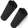 MEARCOOH Pacco 2 Gomma EVA Nero, MEARCOOH Schiuma EVA 6mm di spessore 35.5 x 124.5cm EVA Foam Cosplay, ad alta densità 86kg/m3 per il progetto di fai da te in costume (2PCS 6mm Nero)