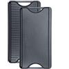 Denmay Piastra in ghisa per Piano Cottura a Gas, 50,8 cm x 26,5 cm griglia di Cottura Reversibile Pre-condita e Padella per Grill 2-in-1 combinata con Maniglie Facili da impugnare per Fuoco Aperto