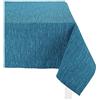 Casatessile Charme Tovaglia copritavolo Jacquard ciniglia Varie Misure Tovaglia Cucina Cotone - Blu, 8 posti 140x220 cm.