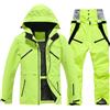 Sunnyuk Completo da Sci Uomo, Giacca da Sci Uomo Tuta Intera Montagna Salopette Impermeabili Elegante Completo da Sci da Neve da Snowboard Taglie Forti Curvy Invernale