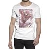 street style Men l'Uomo Ragno Color 18-105 Men Uomo Fashion 100% Cotone (XS, White/Red)