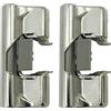 ED Ltd. Set di 2 cerniere per armadietti con chiusura ammortizzata, 110°, per cerniere Lama, Salice