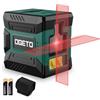 Ogeto Livella Laser Autolivellante, OGETO LLR1 Livella Laser a Linea IP54 con Modalità Manuale/Autolivellante Livella Laser Orizzontale e Verticale,±4° Livellamento Automatico